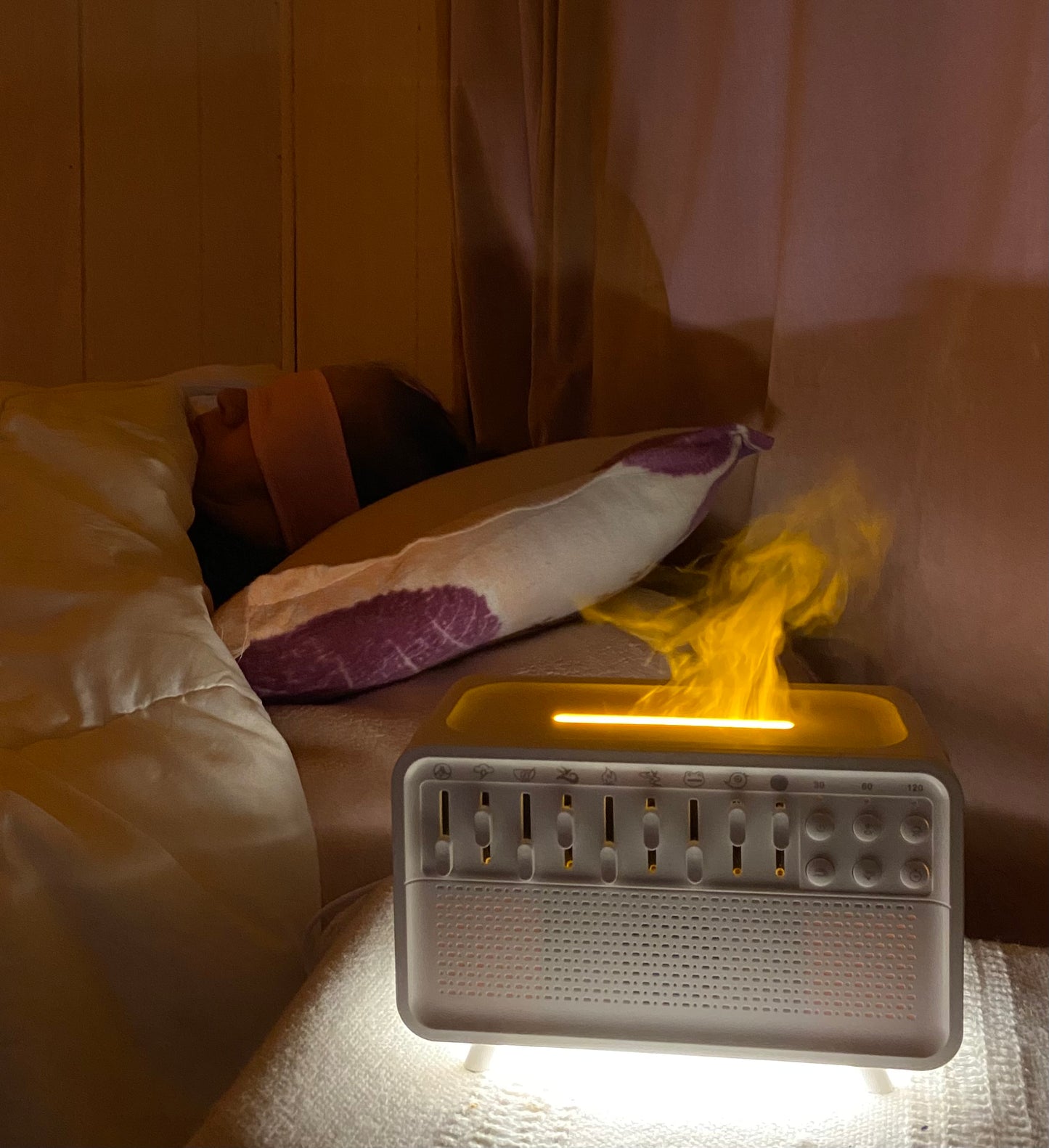 Humidificador de luz nocturna con ruido blanco
