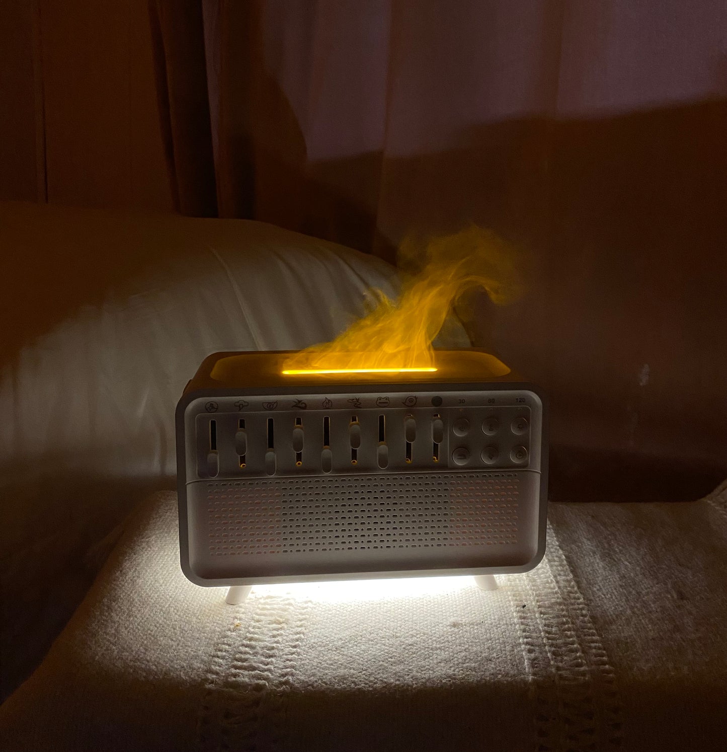 Humidificador de luz nocturna con ruido blanco
