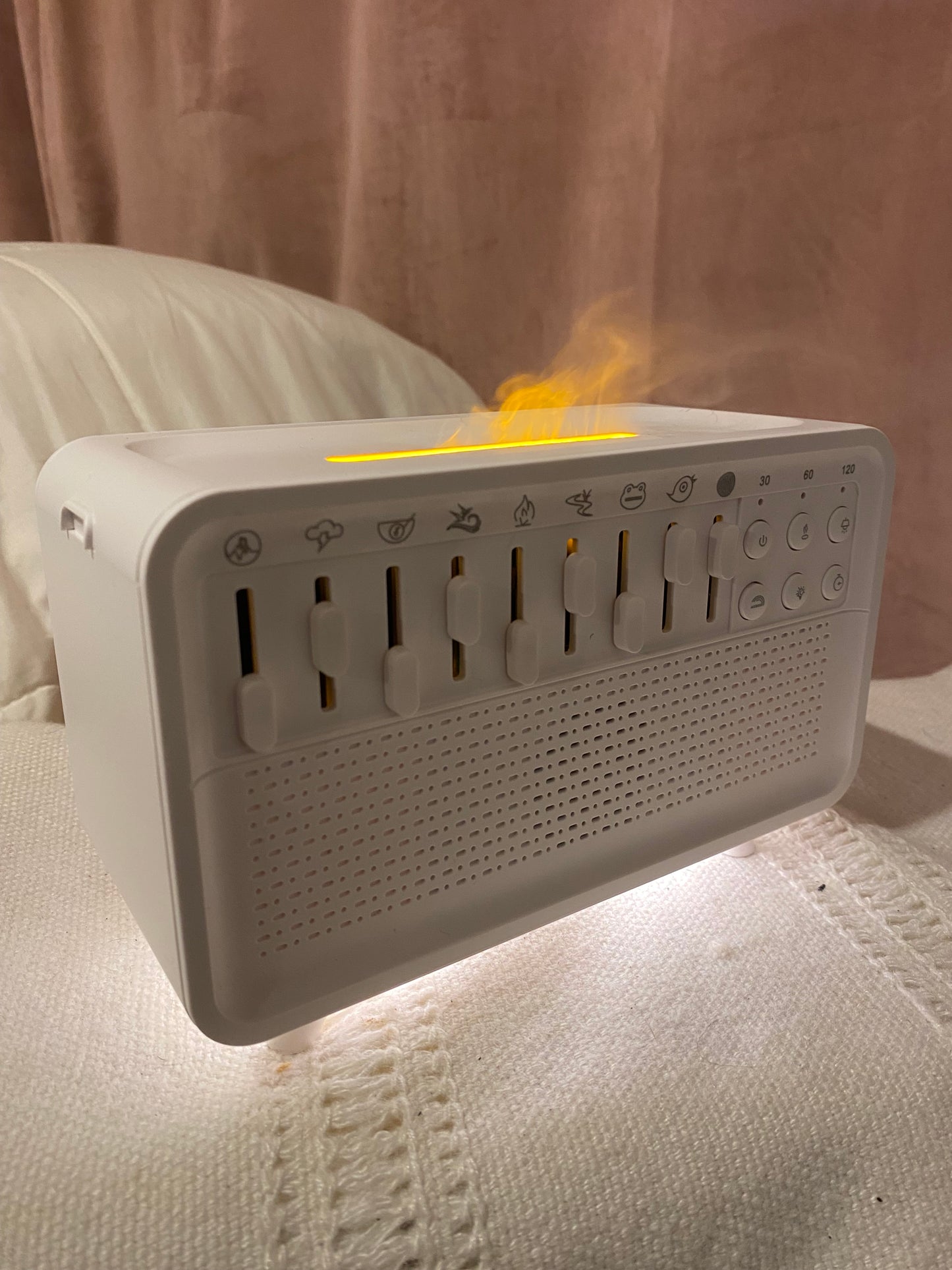 Humidificador de luz nocturna con ruido blanco